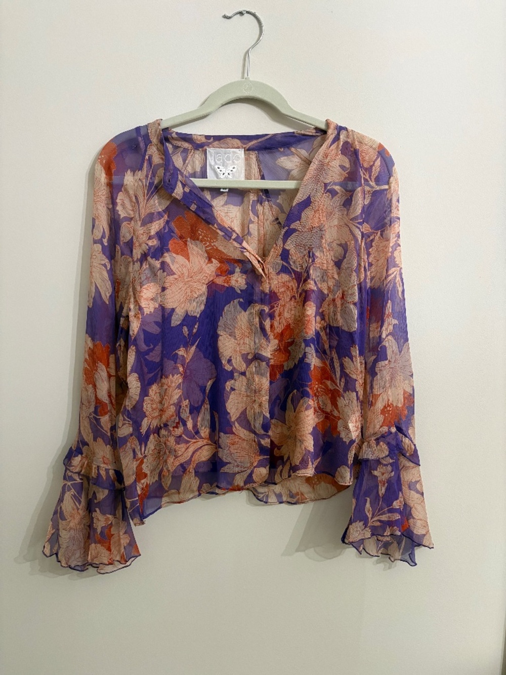 Johnny Was Emerie Silk Blouse Kiko + Camisole Size S NWOT